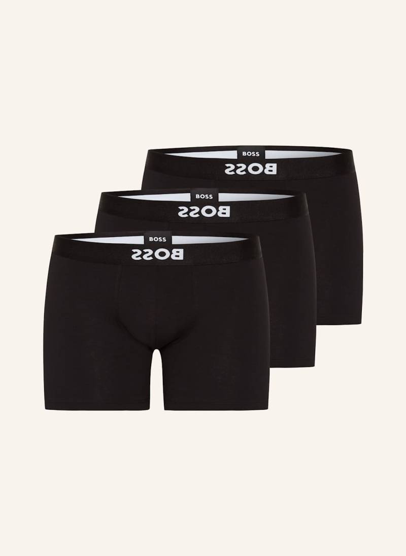 Boss 3er-Pack Boxershorts schwarz von Boss