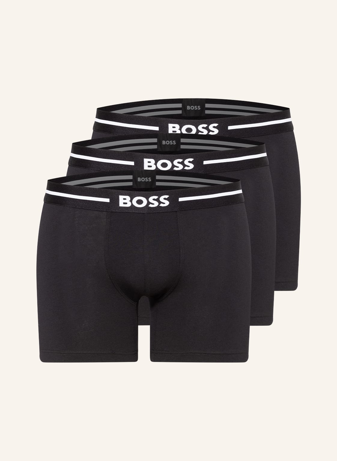 Boss 3er-Pack Boxershorts schwarz von Boss