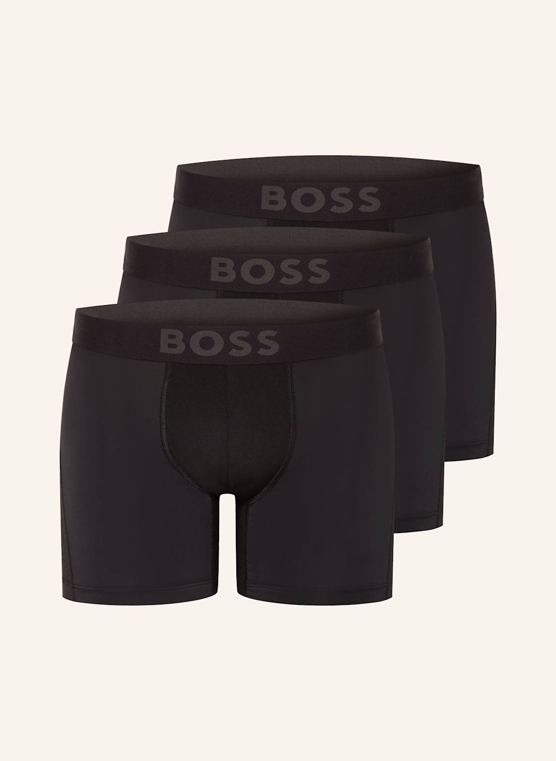 Boss 3er-Pack Boxershorts schwarz von Boss