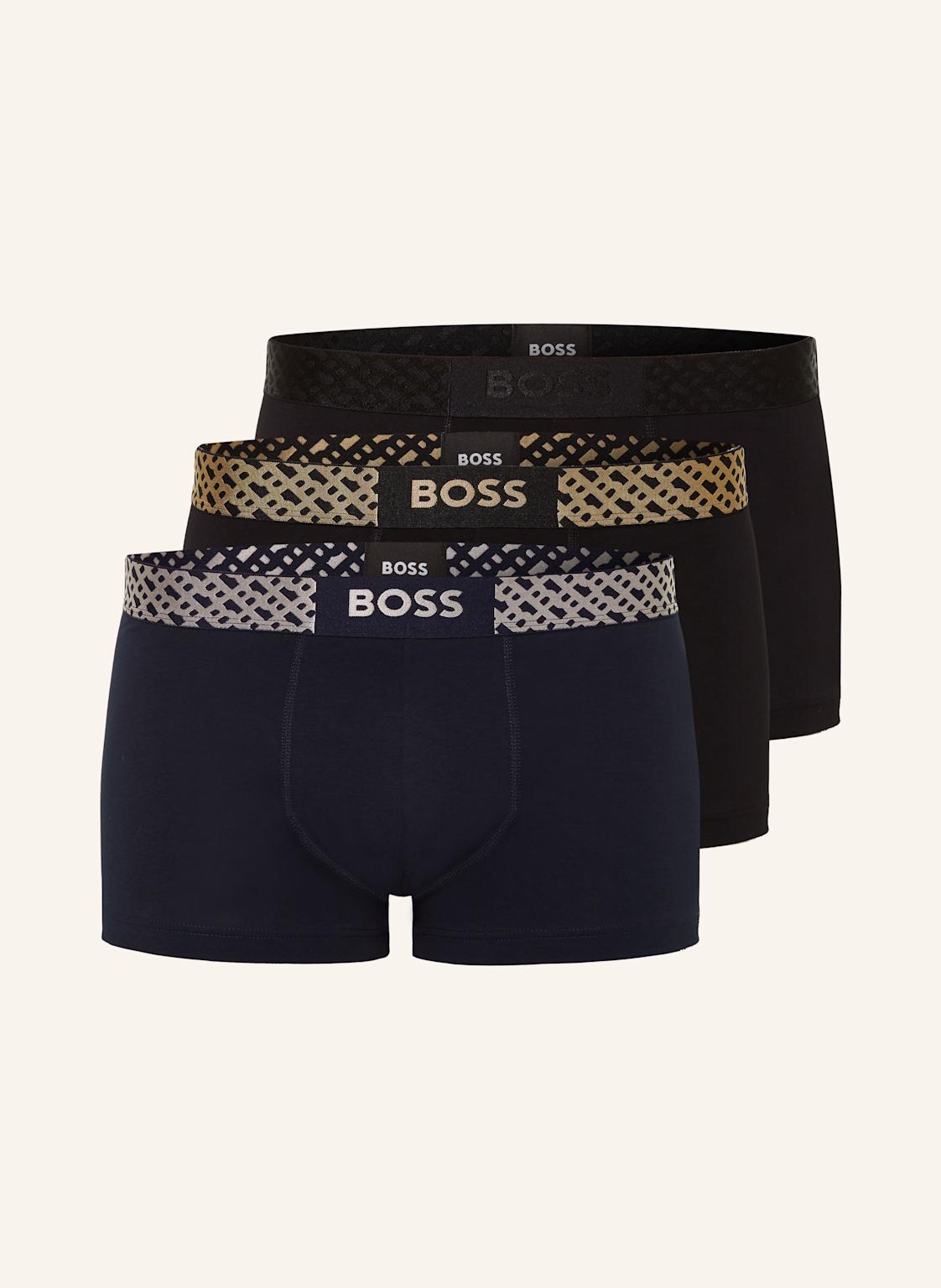 Boss 3er-Pack Boxershorts silber von Boss