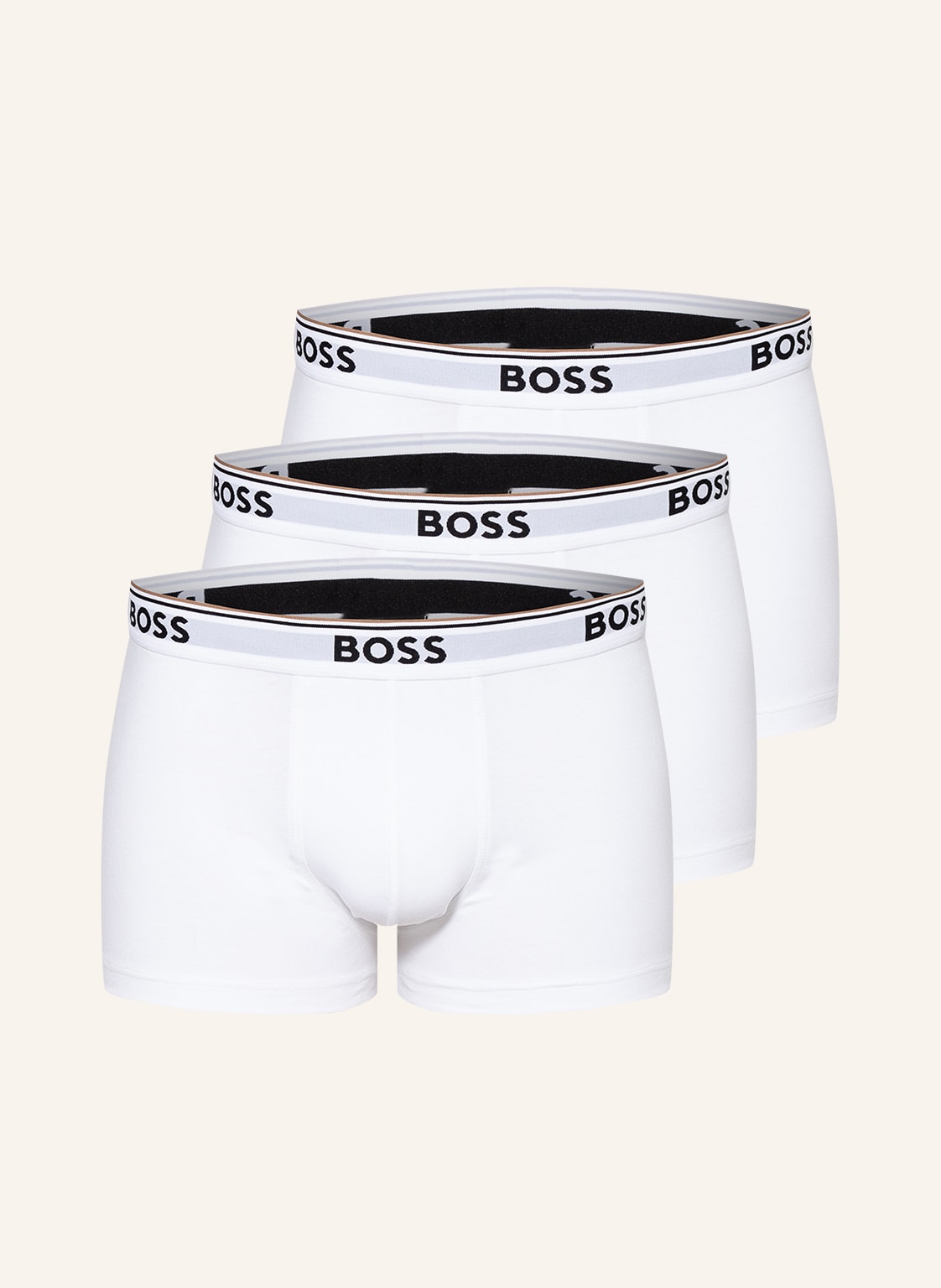 Boss 3er-Pack Boxershorts Power weiss von Boss