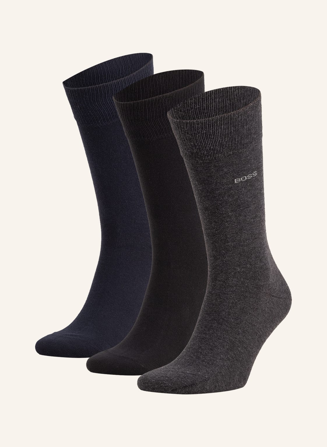 Boss 3er-Pack Socken blau von Boss