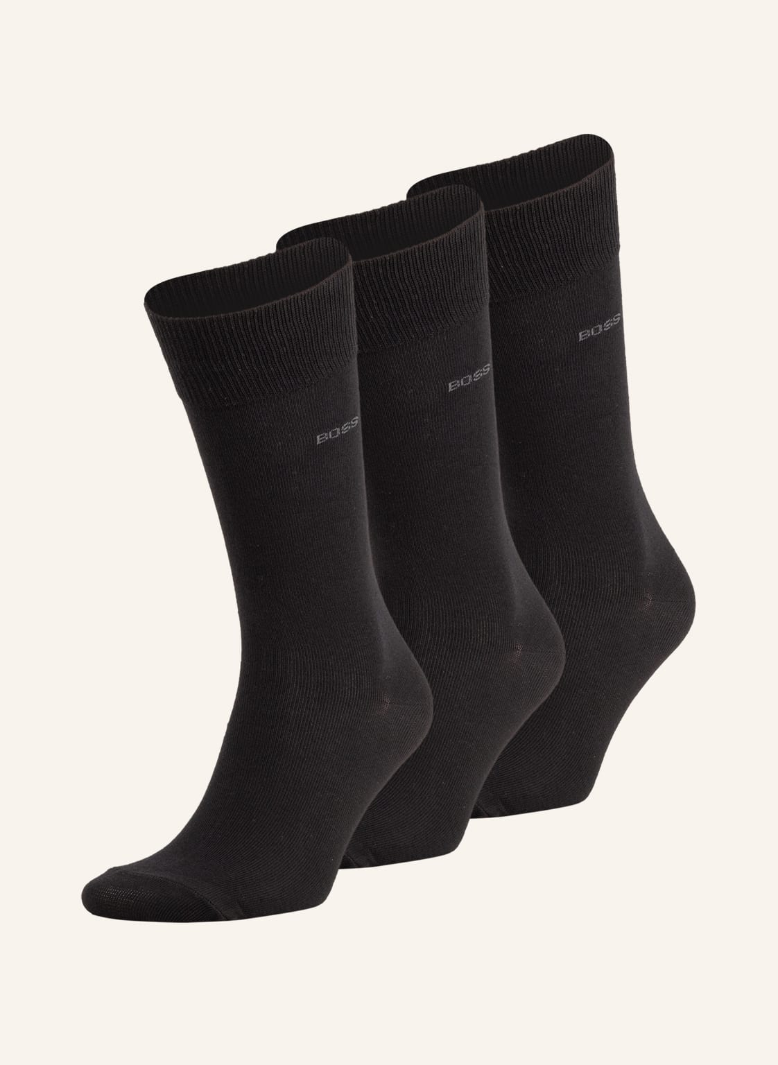 Boss 3er-Pack Socken schwarz von Boss