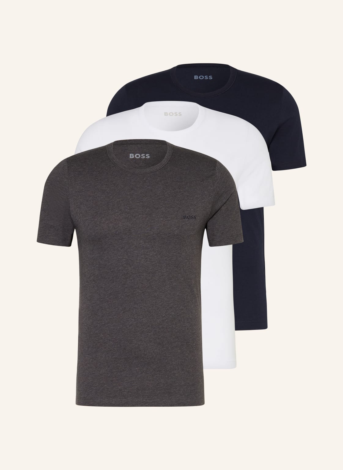 Boss 3er-Pack T-Shirts One weiss von Boss