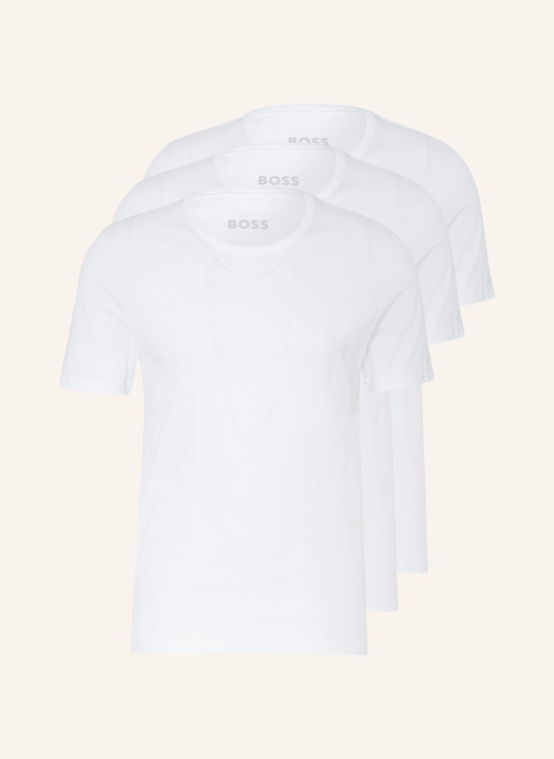 Boss 3er-Pack T-Shirts weiss von Boss