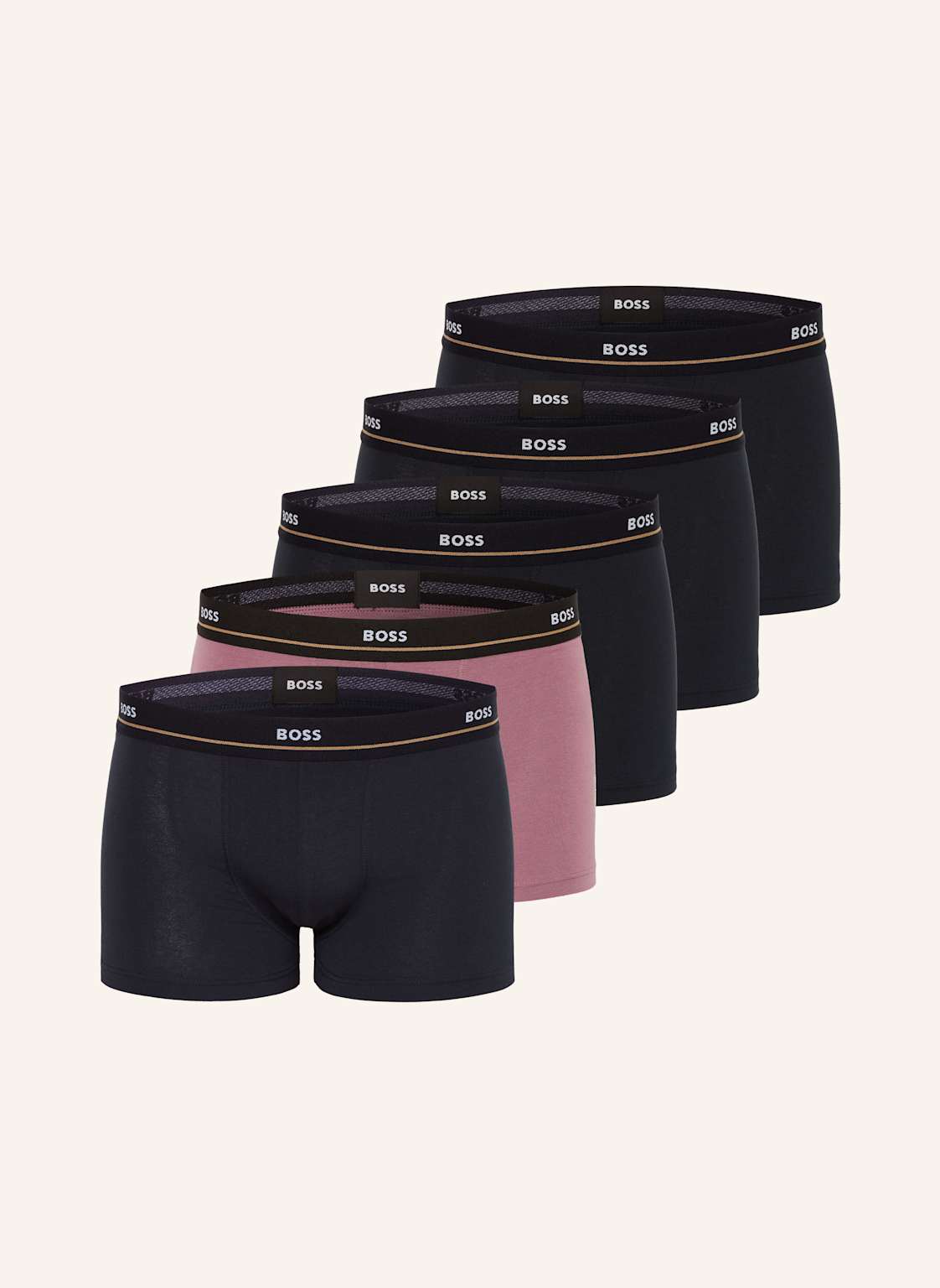 Boss 5er-Pack Boxershorts Essential schwarz Boss 5er-Pack Boxershorts Essential schwarz von Boss