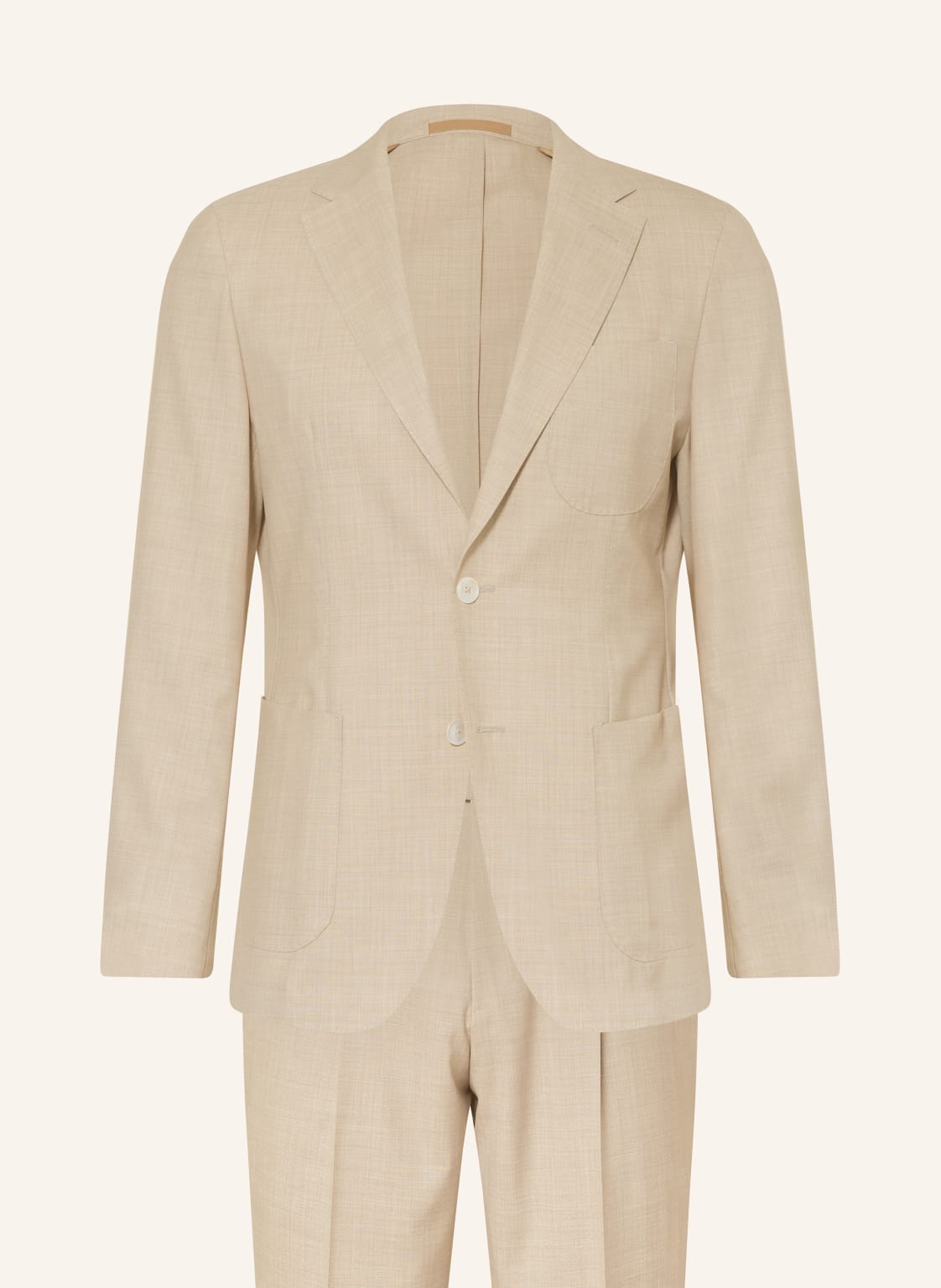 Boss Anzug Heston Slim Fit beige von Boss