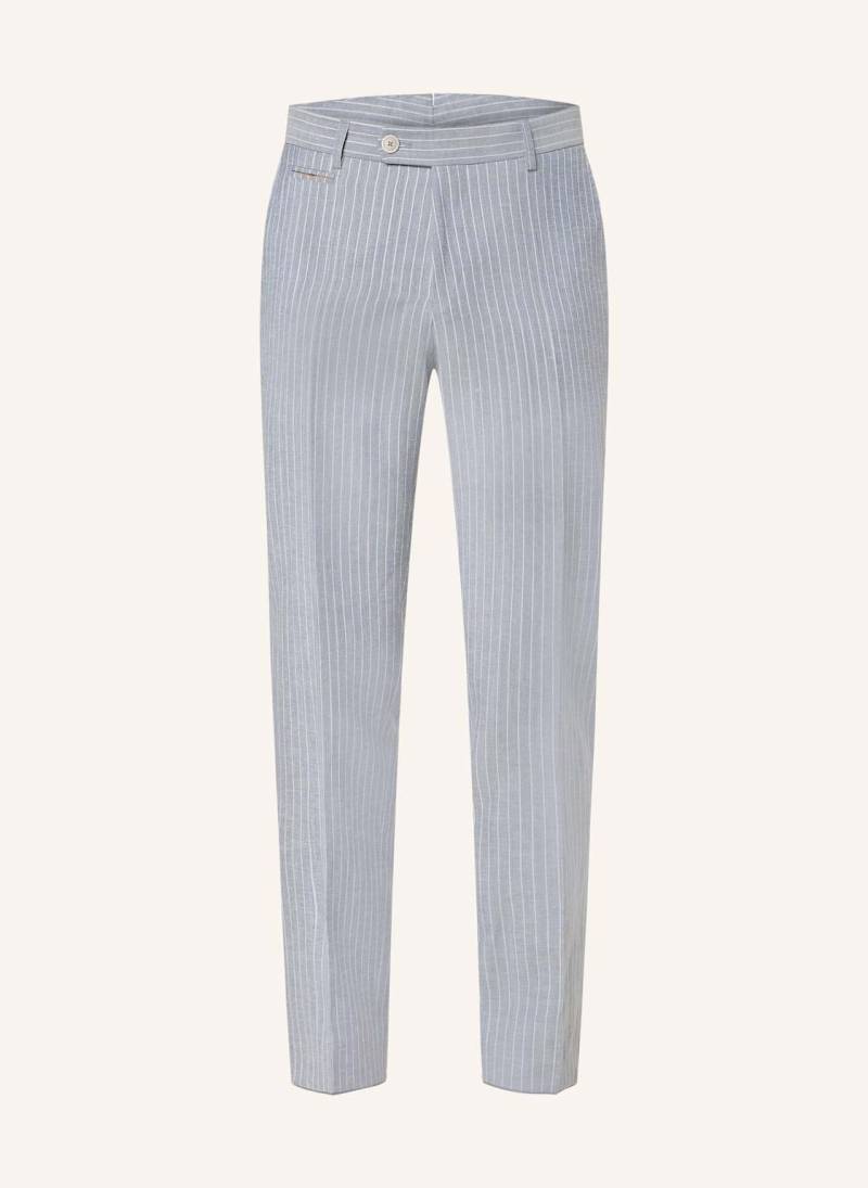 Boss Anzughose Gee Slim Fit Mit Leinen blau von Boss