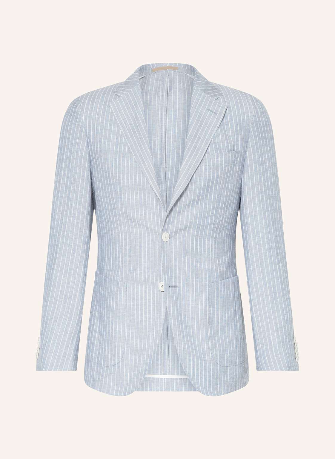 Boss Anzugsakko Heston Slim Fit Mit Leinen blau von Boss