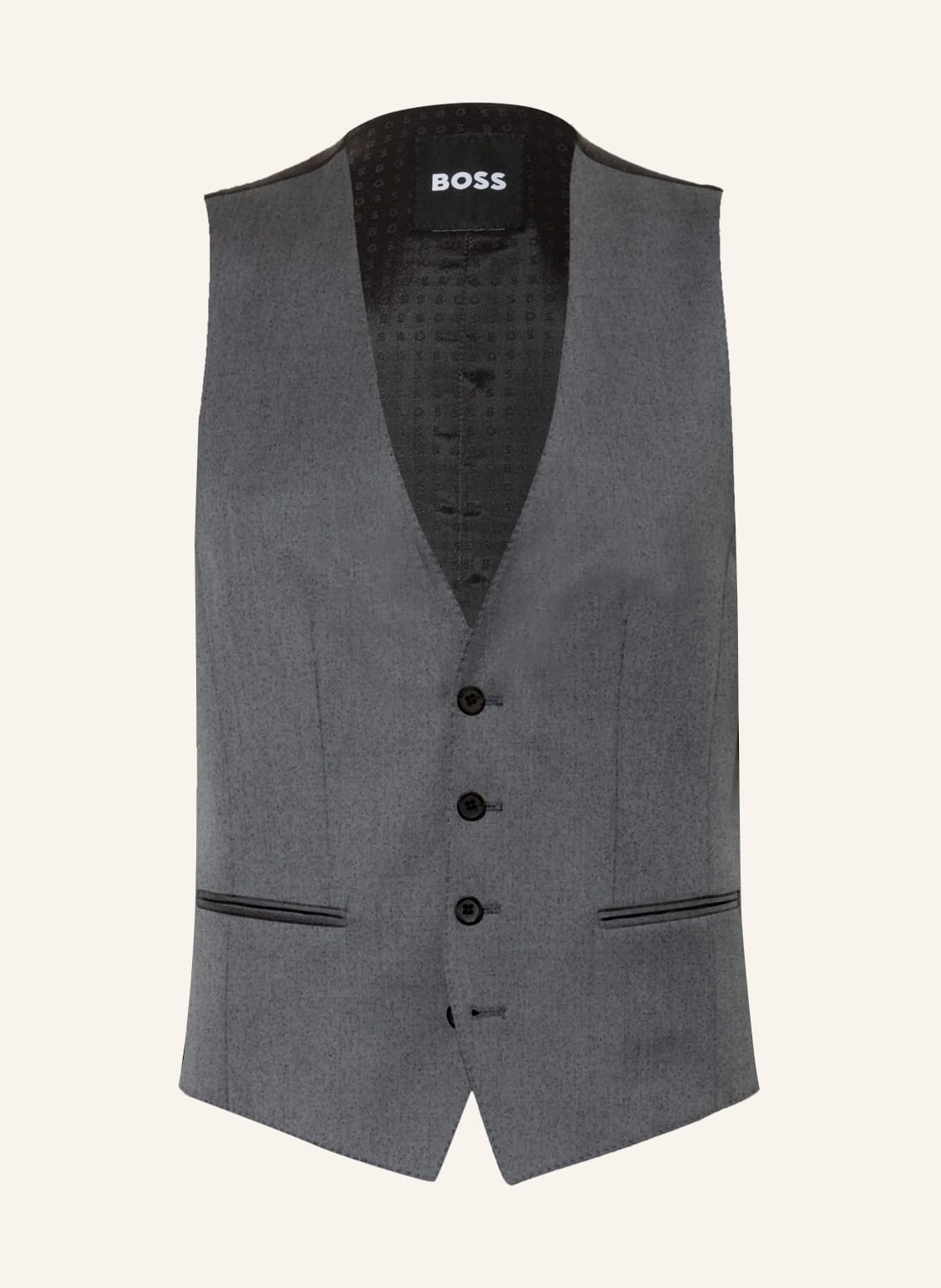 Boss Anzugweste Huge Slim Fit grau Boss Anzugweste Huge Slim Fit grau von Boss