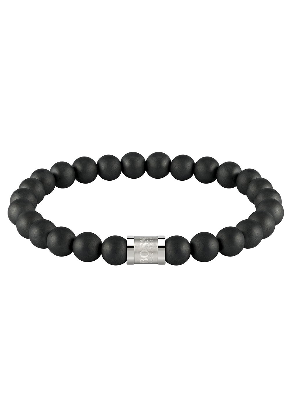 BOSS Armband »Schmuck Edelstahl Armschmuck Beadarmband BEADS FOR HIM«, mit Onyx von Boss