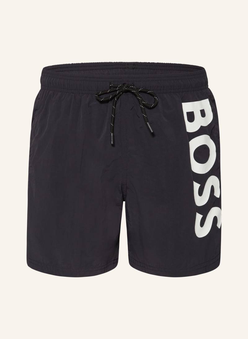 Boss Badeshorts Octopus schwarz von Boss