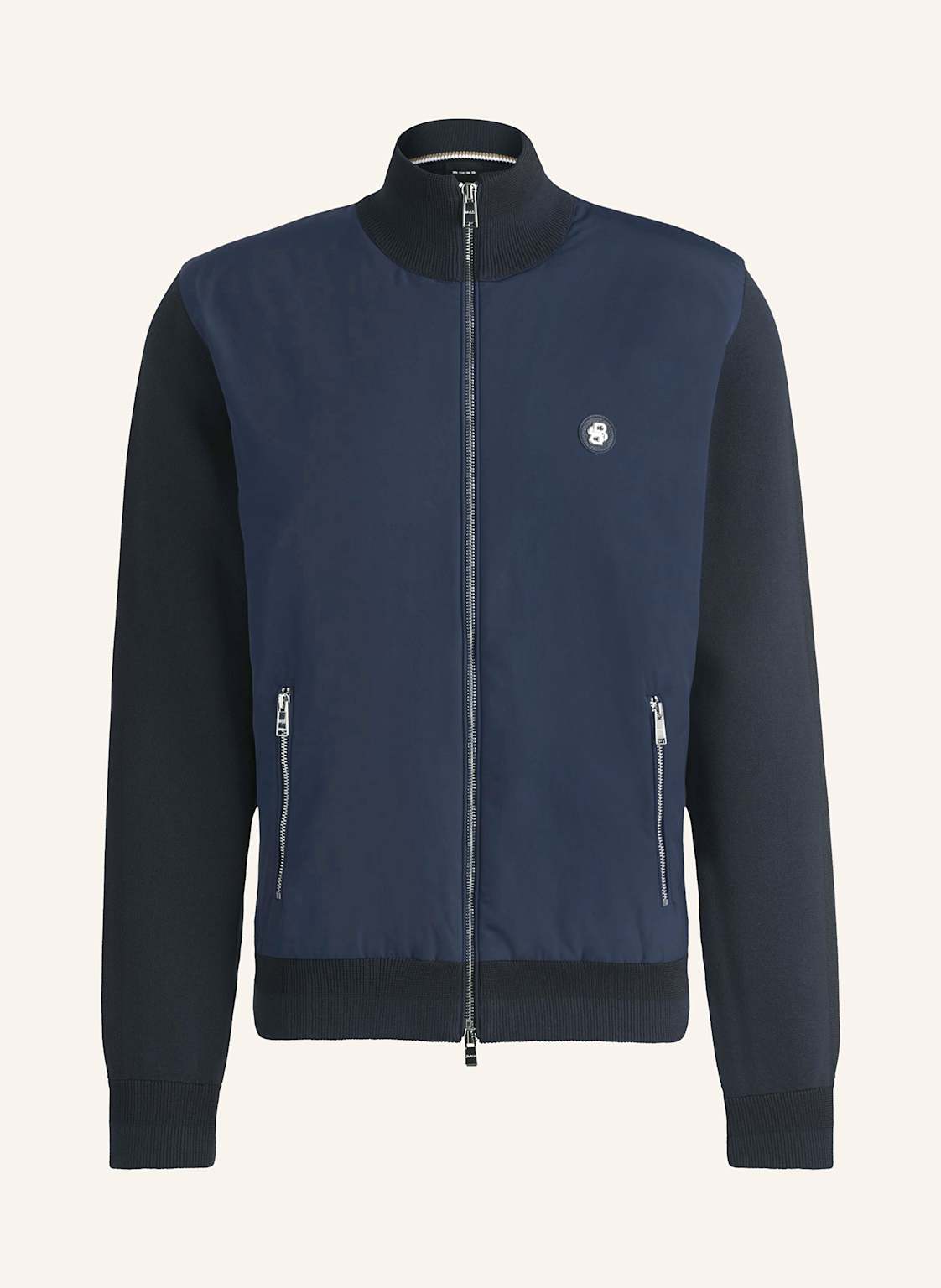 Boss Blouson Darmando Im Materialmix blau Boss Blouson Darmando Im Materialmix blau von Boss