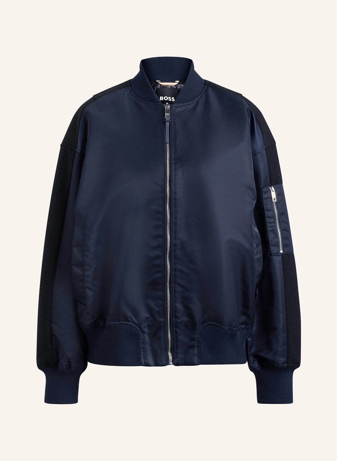 Boss Blouson Pamilano Im Materialmix blau Boss Blouson Pamilano Im Materialmix blau von Boss