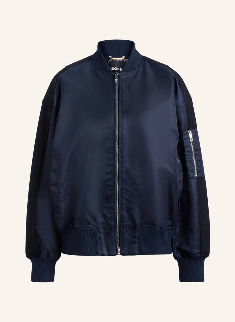 Boss Blouson Pamilano Im Materialmix blau von Boss