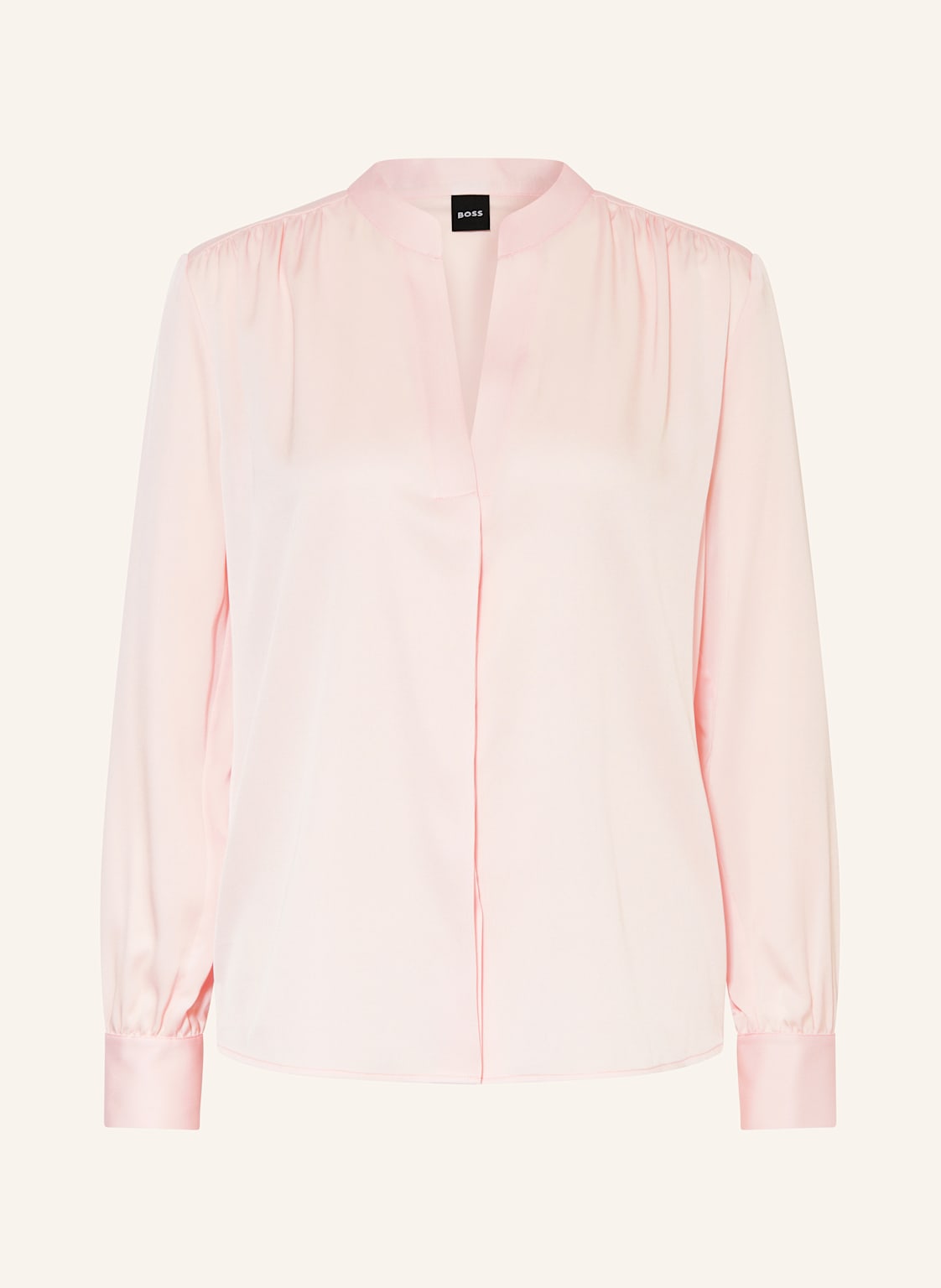 Boss Bluse Banora Aus Seide rosa von Boss