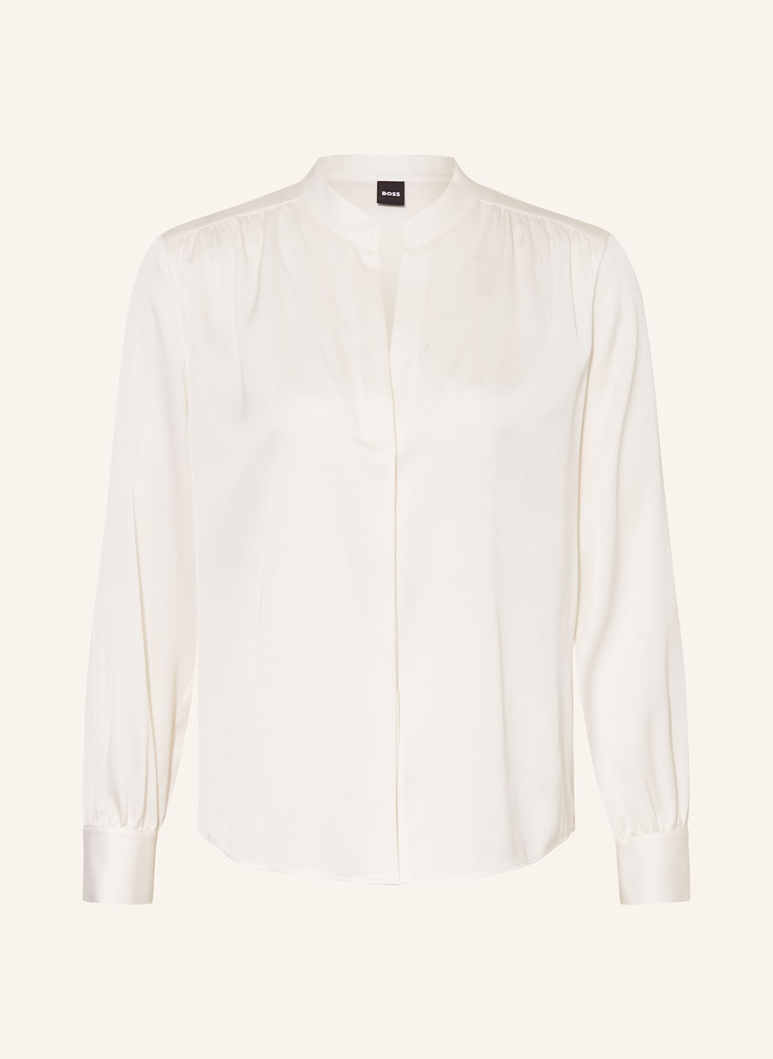 Boss Bluse Banora Aus Seide weiss Boss Bluse Banora Aus Seide weiss von Boss