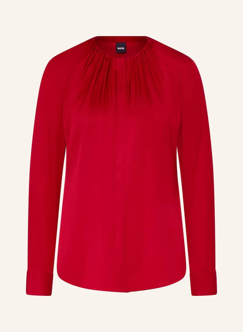 Boss Bluse Banorah Aus Seide rot von Boss