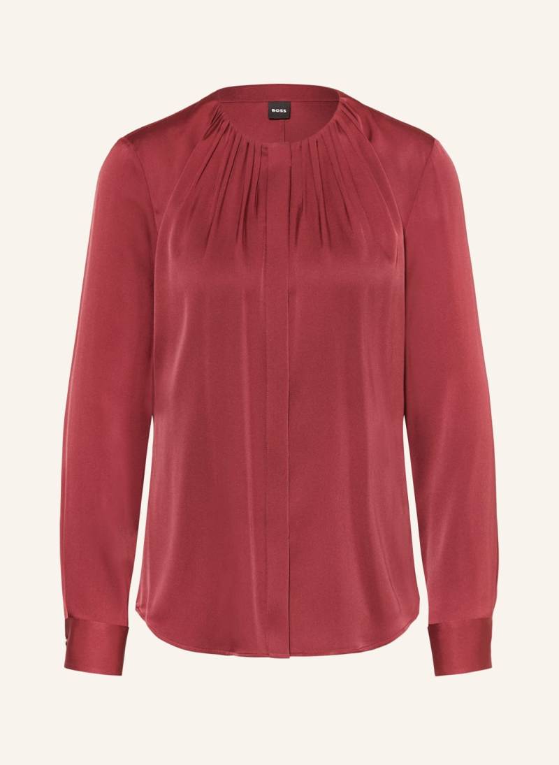 Boss Bluse Banorah Aus Seide rot von Boss