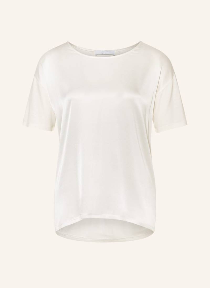 Boss Blusenshirt Esandy Im Materialmix Aus Seide weiss von Boss