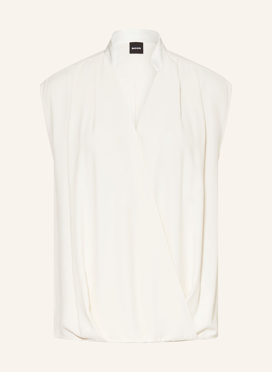 Boss Blusentop Bonelia Aus Satin weiss Boss Blusentop Bonelia Aus Satin weiss von Boss