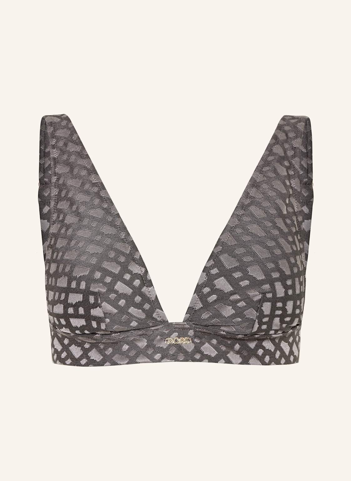 Boss Bralette-Bikini-Top Beatrix grau von Boss