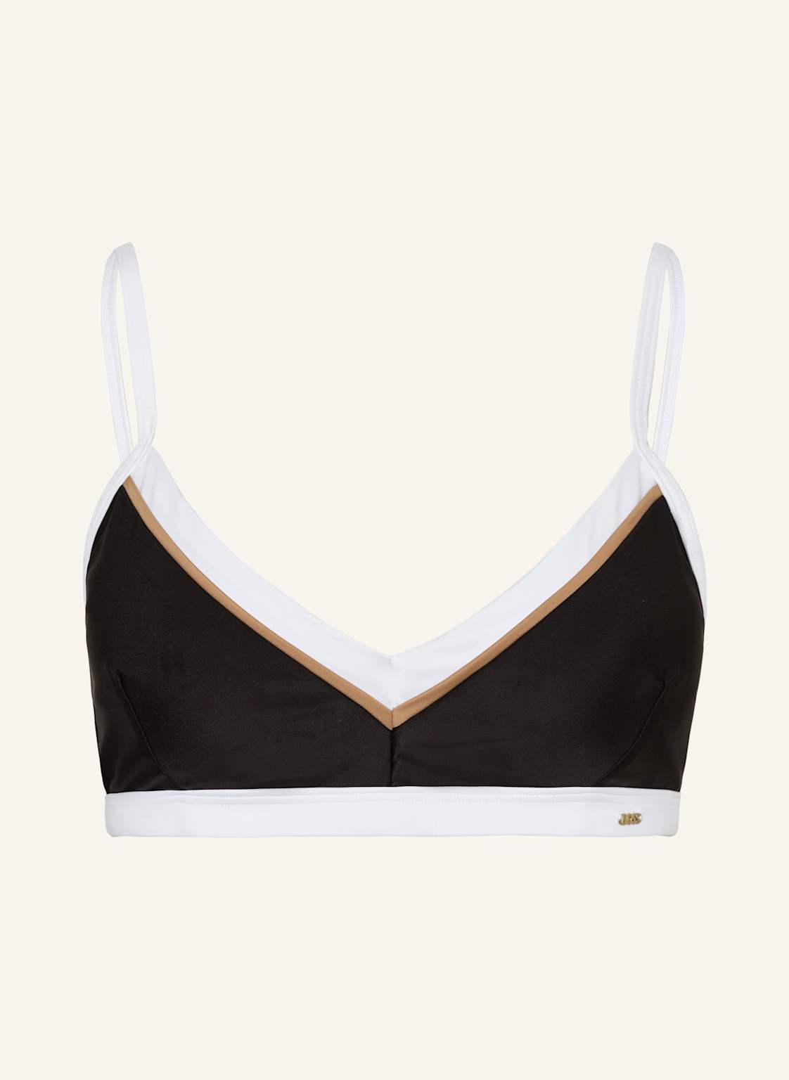 Boss Bralette-Bikini-Top Boss Codes schwarz Boss Bralette-Bikini-Top Boss Codes schwarz von Boss