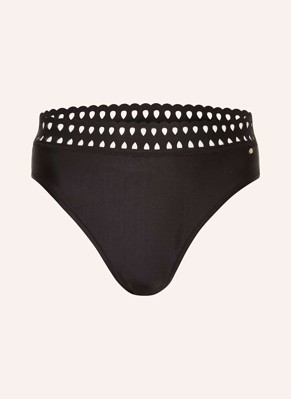 Boss Brazilian-Bikini-Hose Eyelet schwarz Boss Brazilian-Bikini-Hose Eyelet schwarz von Boss