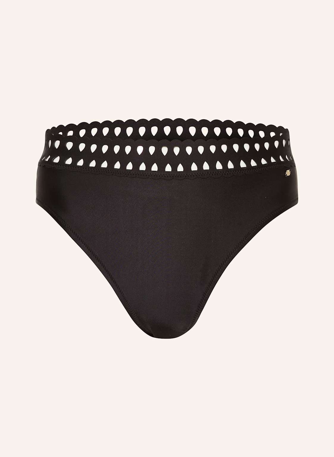 Boss Brazilian-Bikini-Hose Eyelet schwarz von Boss