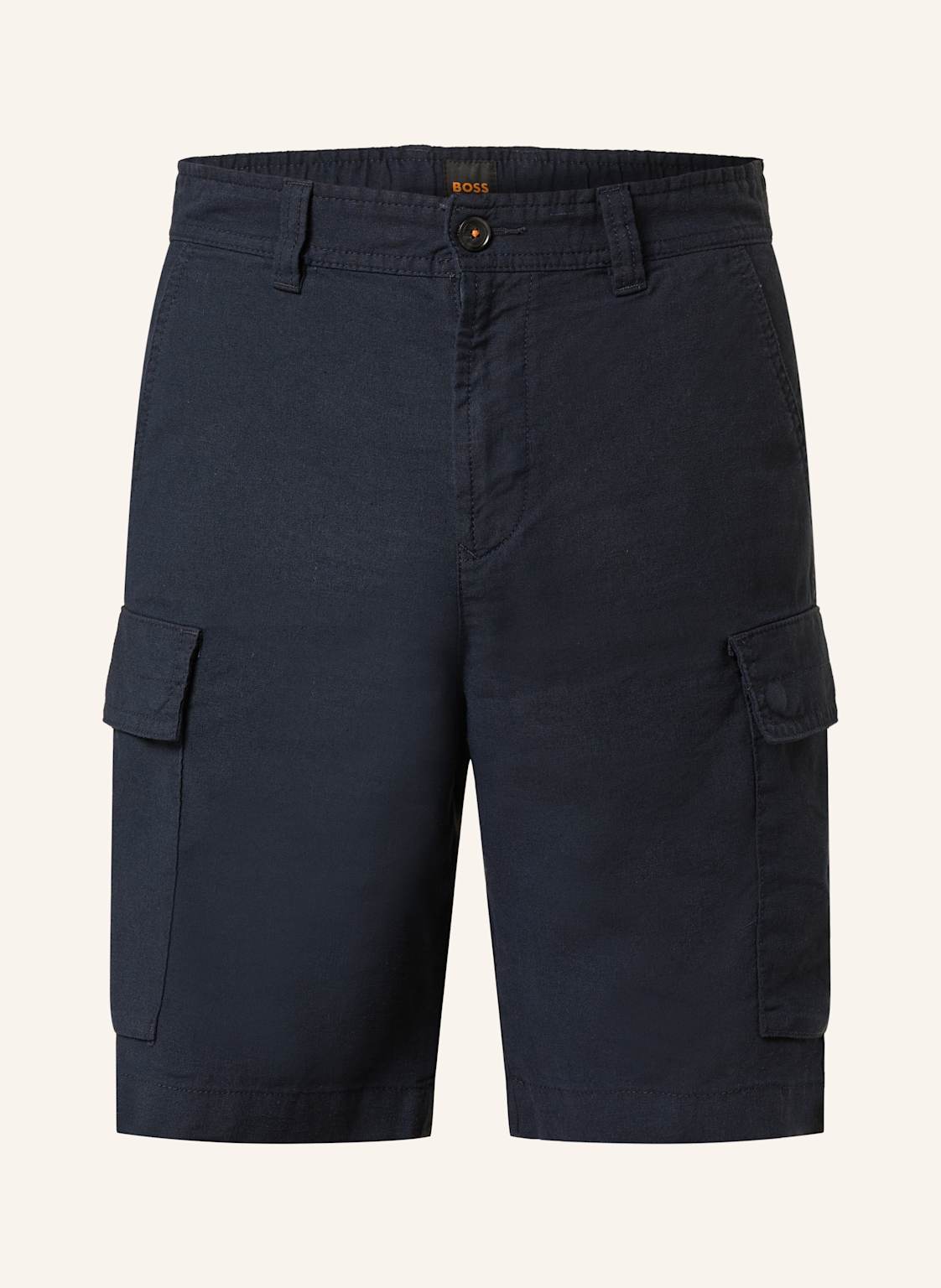Boss Cargoshorts Sisla Relaxed Fit Mit Leinen blau Boss Cargoshorts Sisla Relaxed Fit Mit Leinen blau von Boss