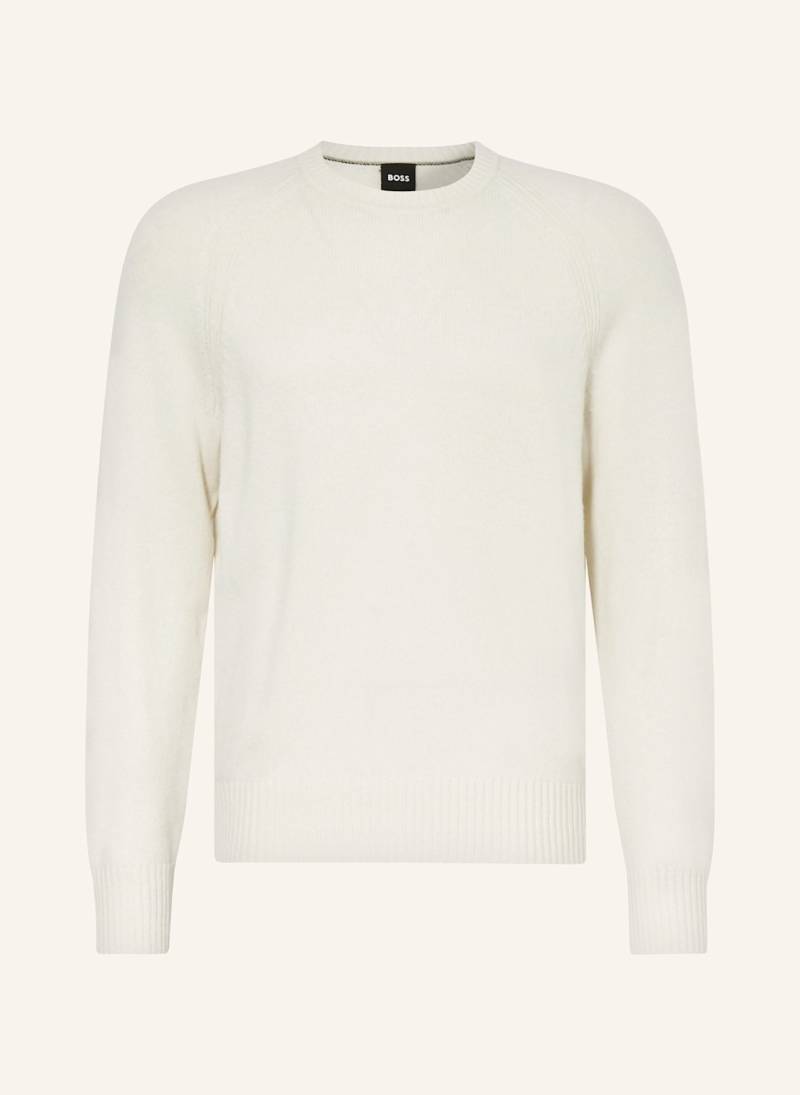 Boss Cashmere-Pullover Emalvo weiss von Boss