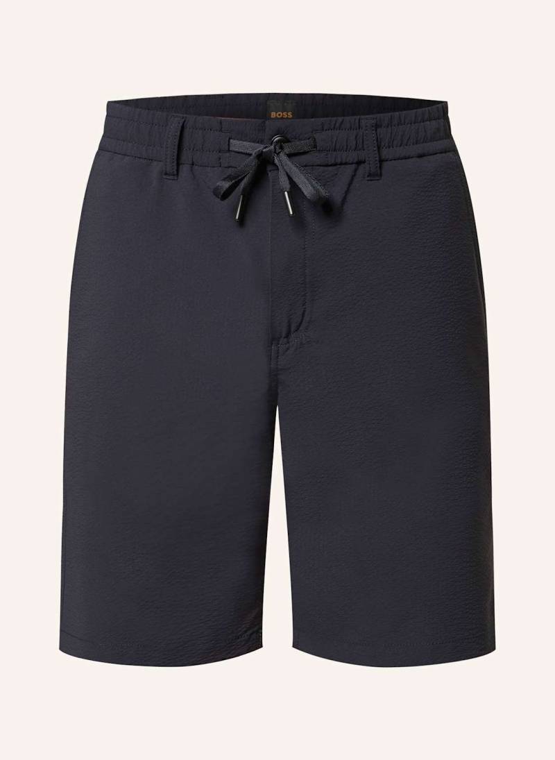 Boss Chinoshorts Chino Tapered Fit blau von Boss