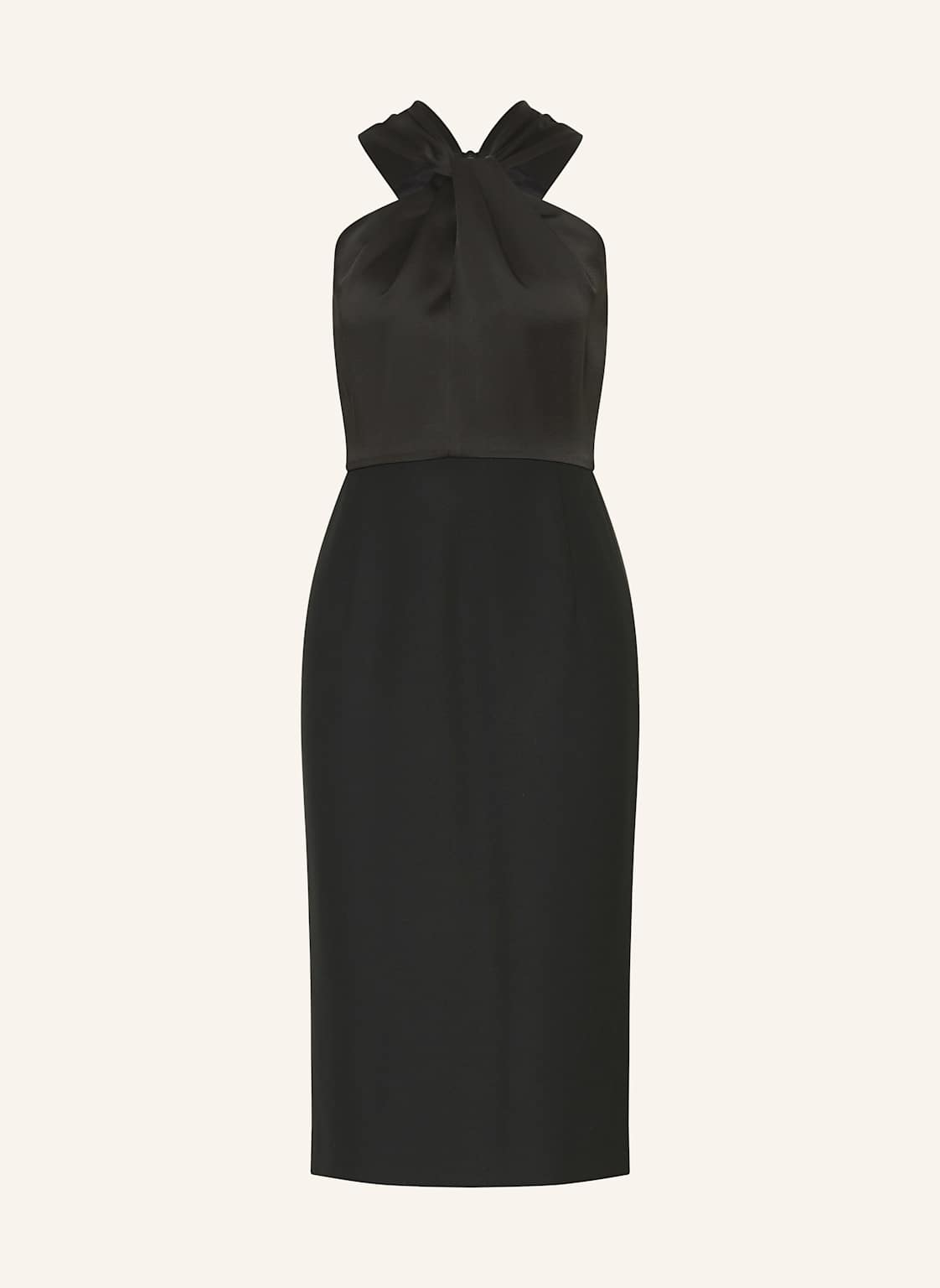 Boss Cocktailkleid Datinar Im Materialmix schwarz Boss Cocktailkleid Datinar Im Materialmix schwarz von Boss