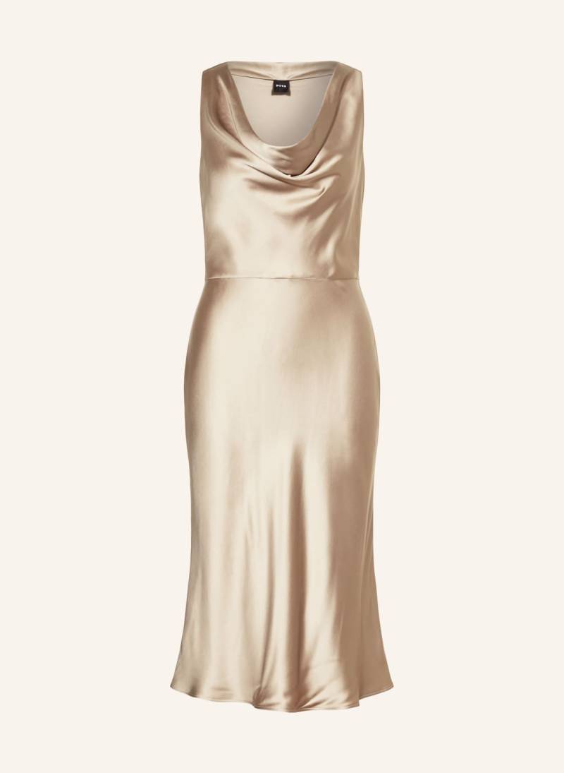 Boss Cocktailkleid Dawida Aus Satin gold von Boss