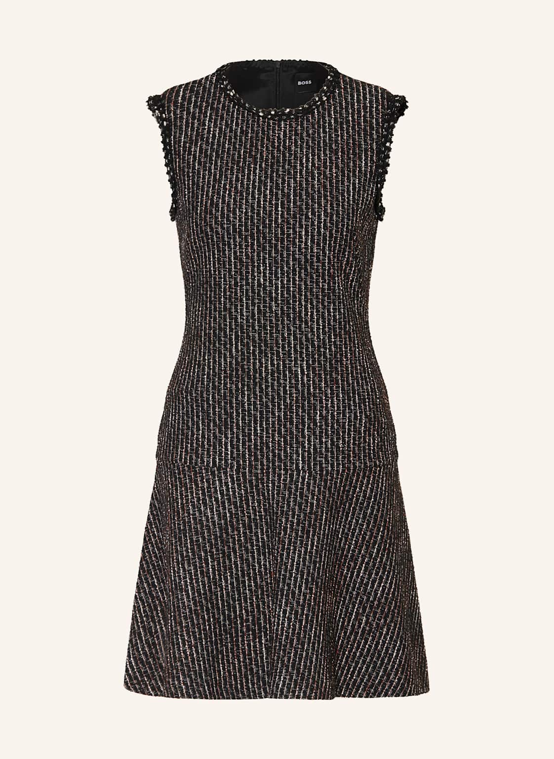 Boss Etuikleid Datana Aus Bouclé schwarz Boss Etuikleid Datana Aus Bouclé schwarz von Boss
