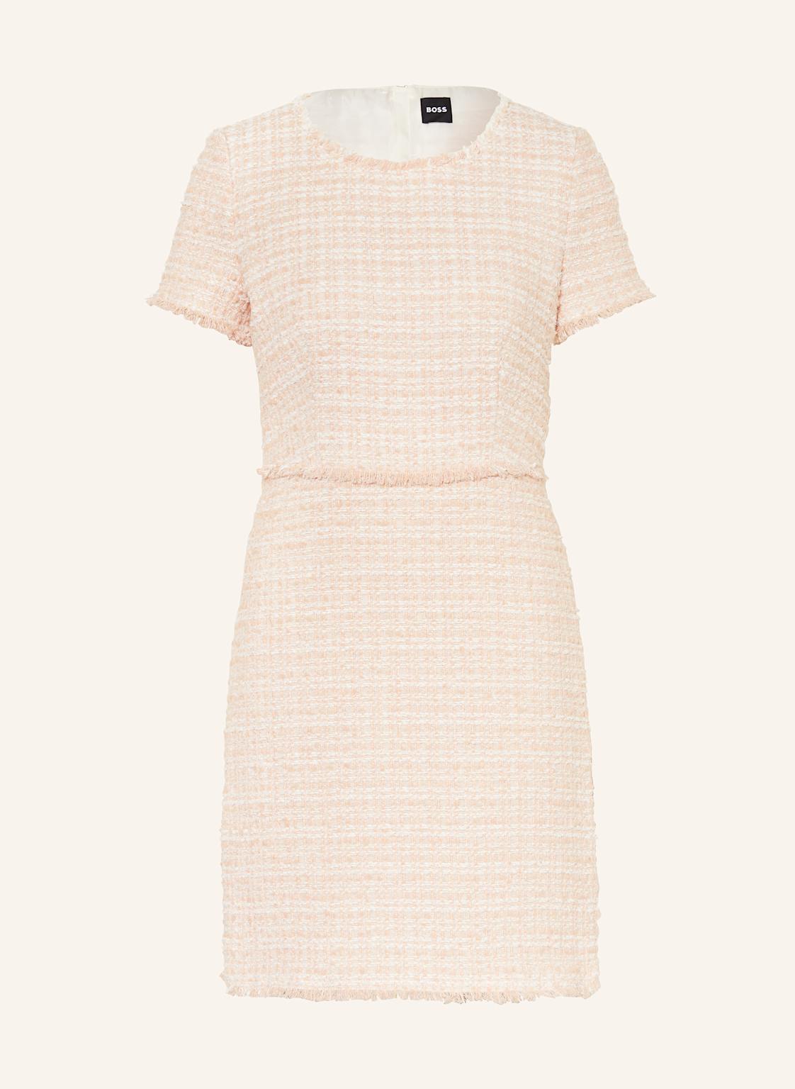 Boss Etuikleid Detona Aus Bouclé rosa Boss Etuikleid Detona Aus Bouclé rosa von Boss