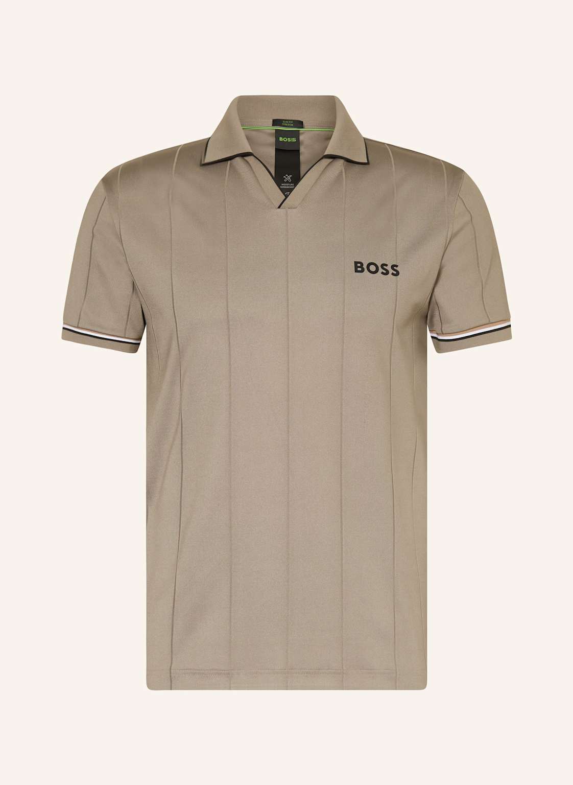 Boss Funktions-Poloshirt Palle beige von Boss