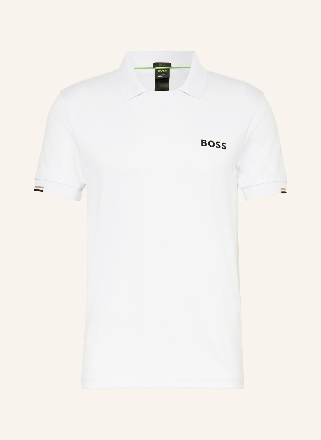 Boss Funktions-Poloshirt Palle weiss von Boss