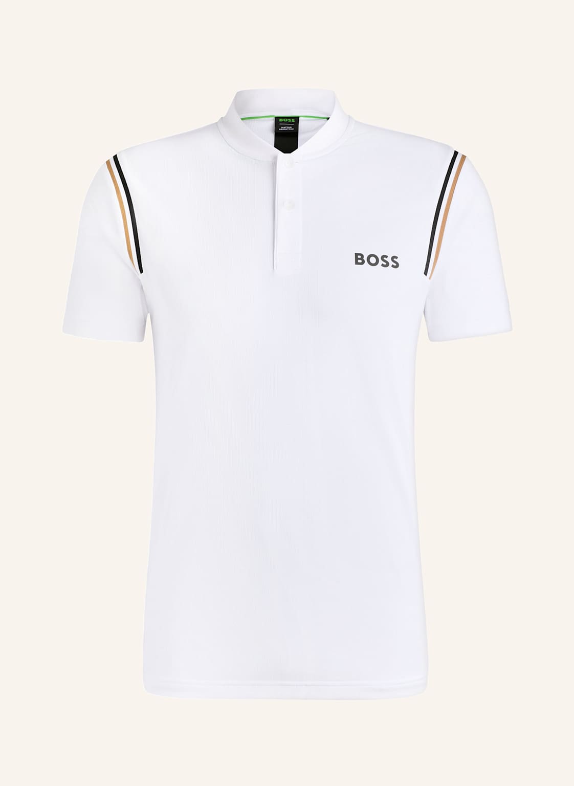 Boss Funktions-Poloshirt Pariq weiss von Boss