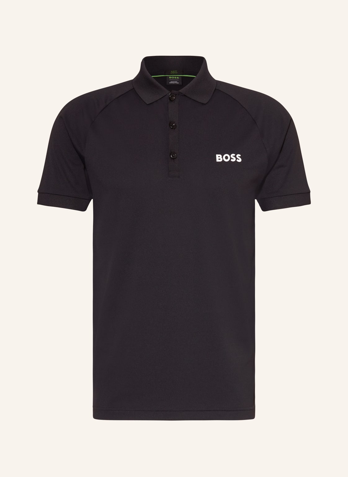 Boss Funktions-Poloshirt Patteo schwarz von Boss