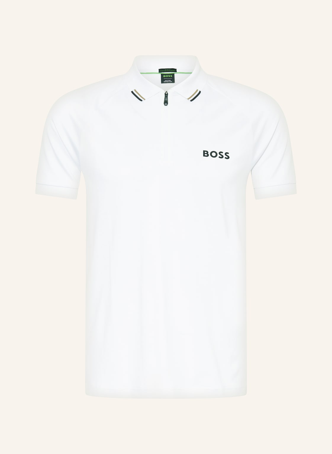 Boss Funktions-Poloshirt Philix weiss von Boss