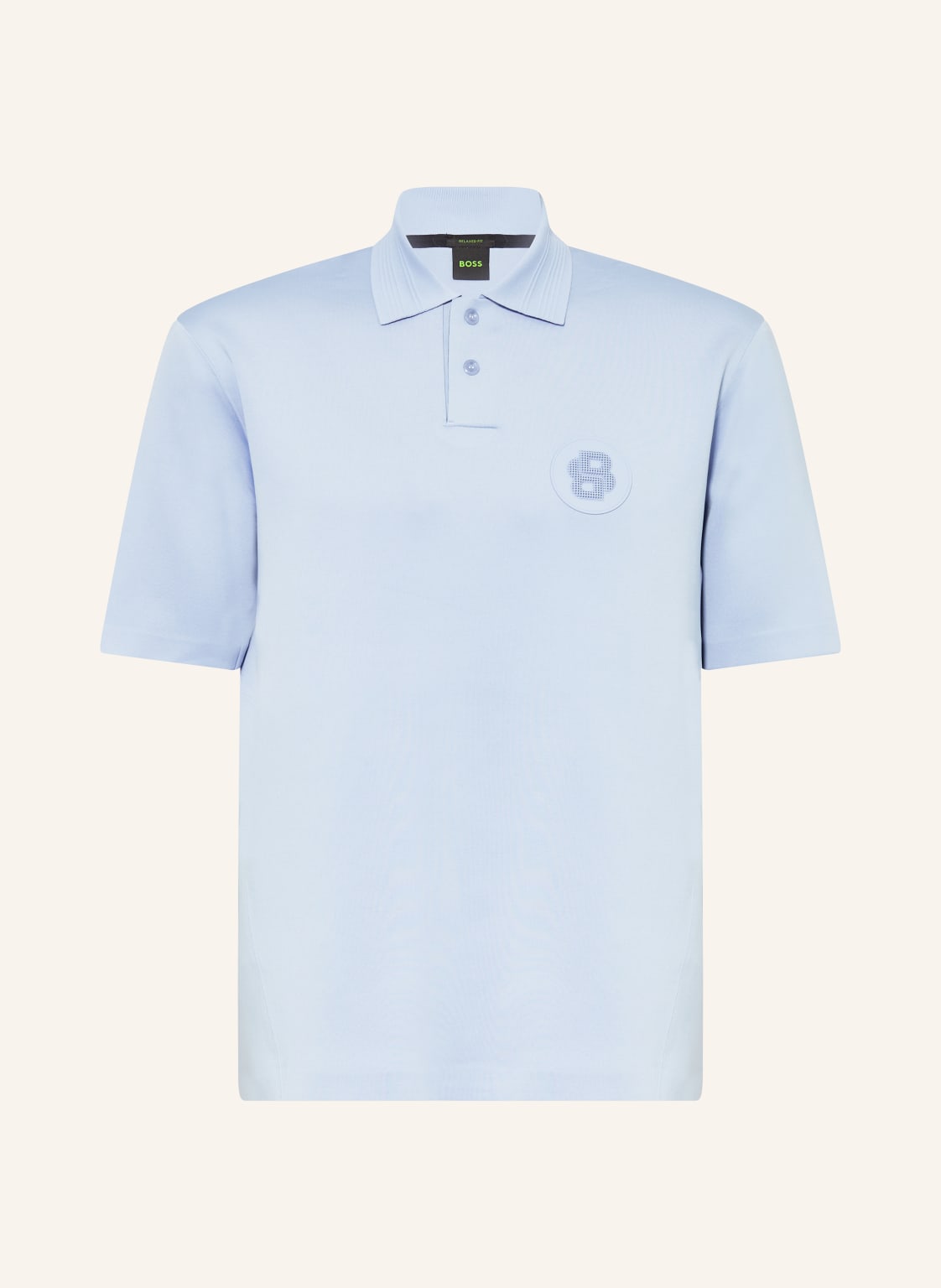 Boss Funktions-Poloshirt Pirax blau von Boss