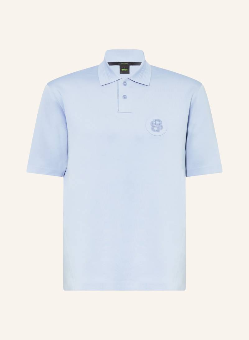 Boss Funktions-Poloshirt Pirax blau von Boss