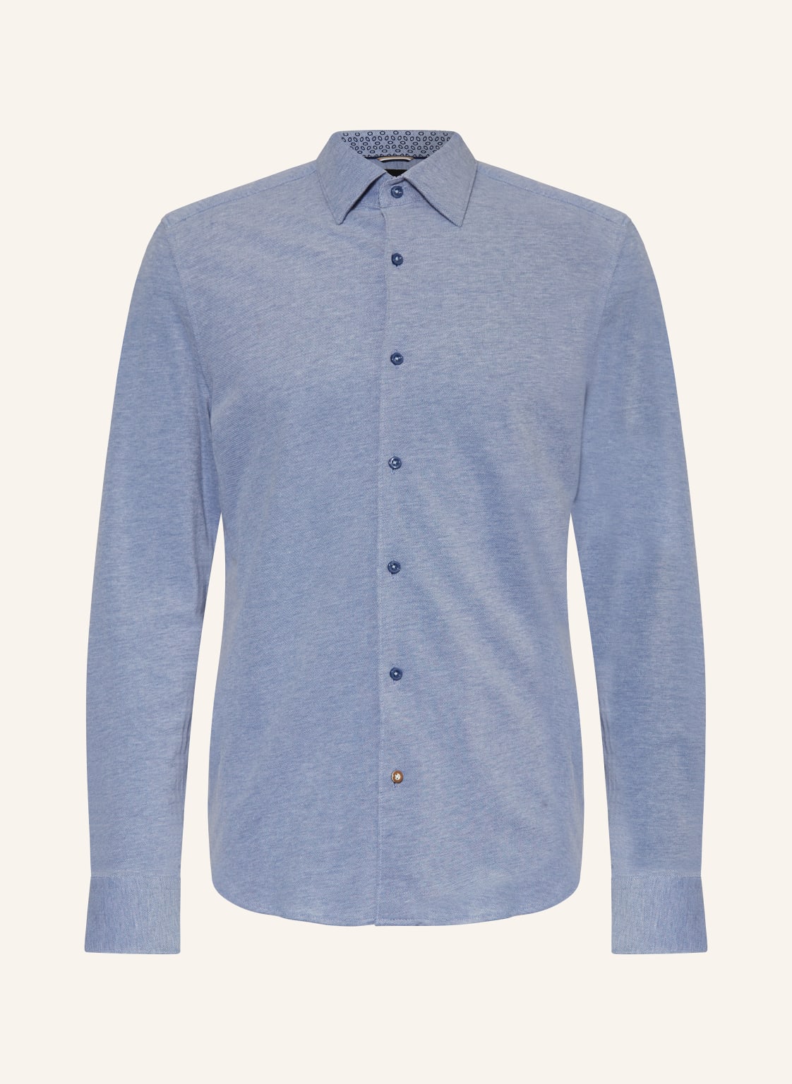 Boss Hemd Hal Casual Fit blau von Boss