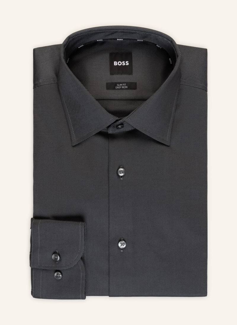 Boss Hemd Hank Slim Fit grau von Boss