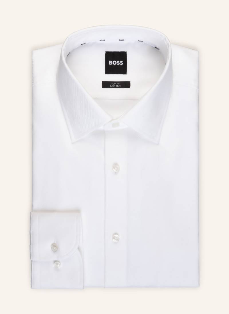 Boss Hemd Hank Slim Fit weiss von Boss