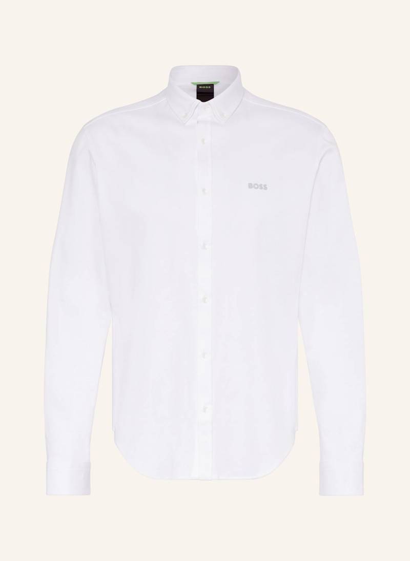 Boss Hemd Motion Regular Fit weiss von Boss