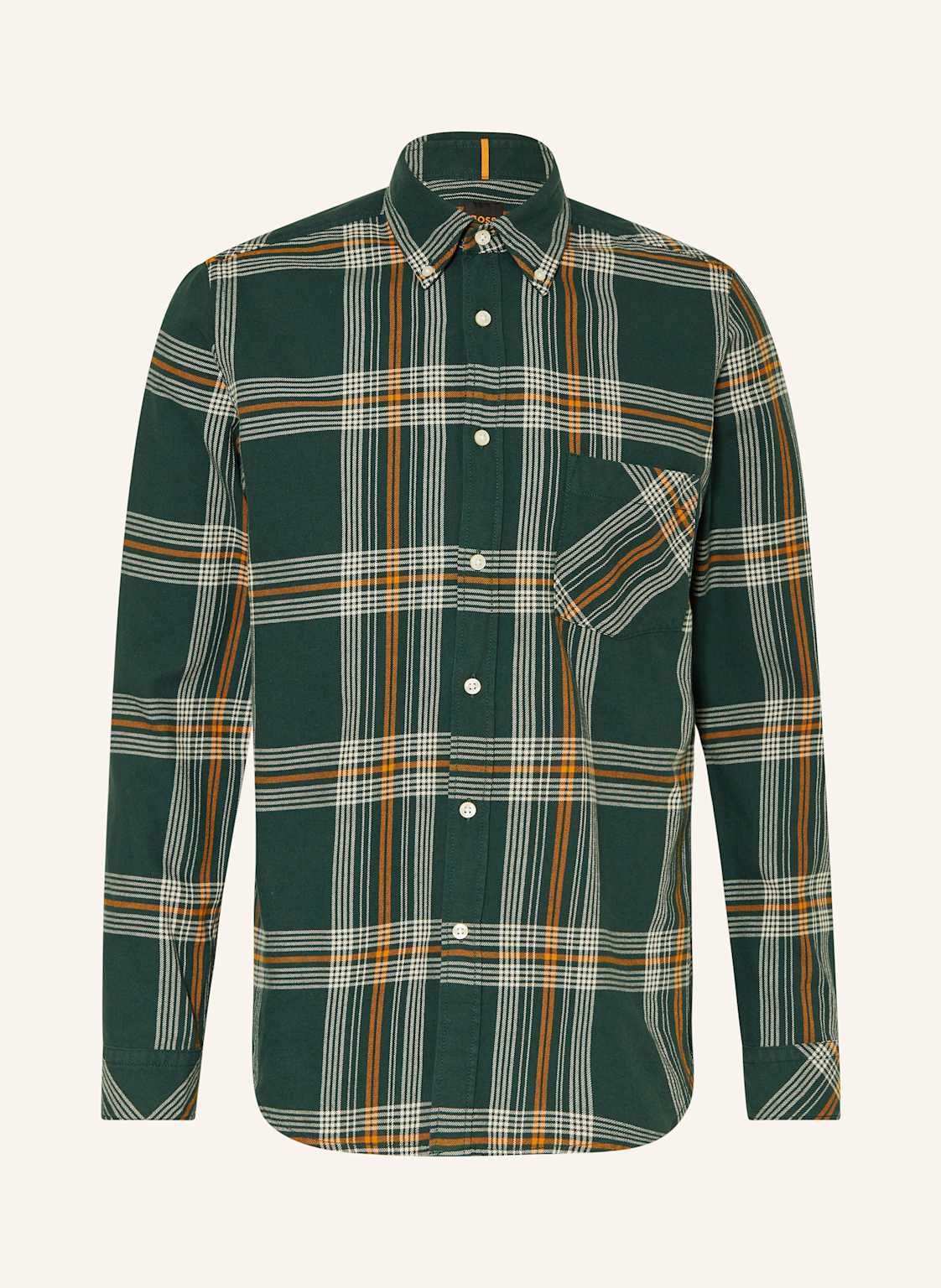 Boss Flanellhemd Rickert Regular Fit gruen Boss Flanellhemd Rickert Regular Fit gruen von Boss