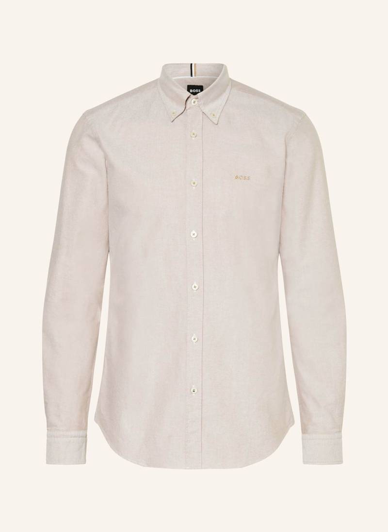 Boss Hemd Roan Slim Fit beige von Boss