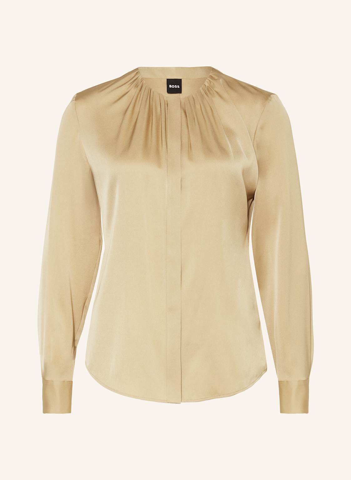 Boss Seidenbluse Banorah beige von Boss